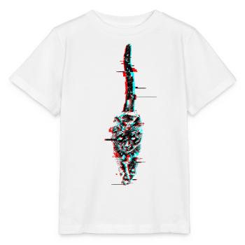 Der Glitch, der als deine Katze bekannt ist - Stanley/Stella Kinder T-Shirt MINI CREATOR  - Weiß - Vorne - Maike (125cm)