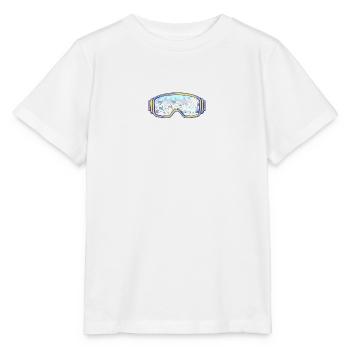 Ski Google, Snowboard - Stanley/Stella Kinder T-Shirt MINI CREATOR  - Weiß - Vorne - Maike (125cm)