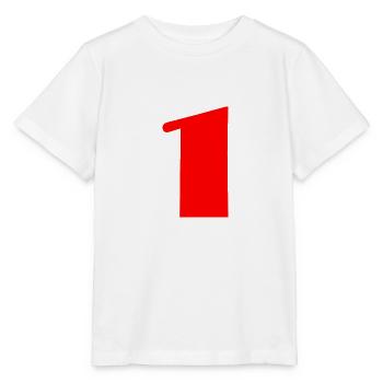 1. 1 YEAR. 1ST ANNIVERSARY. BIRTHDAY 1 YEAR - Stanley/Stella MINI CREATOR Kids’ T-Shirt - white - Front - Maike (125cm)