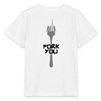 Ich gabel dich - Stanley/Stella Kinder T-Shirt MINI CREATOR  - Weiß - Vorne - Maike (125cm)