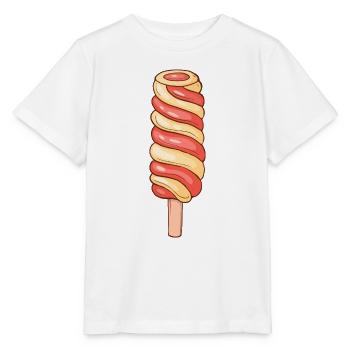 Crème glacée, crème glacée, crème glacée, crème glacée, boule, crème glacée, sundae - T-shirt bio MINI CREATOR Stanley/Stella Enfant - blanc - Devant - Maike (125cm)