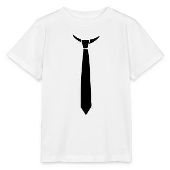 Krawatte - Stanley/Stella Kinder T-Shirt MINI CREATOR  - Weiß - Vorne - Maike (125cm)