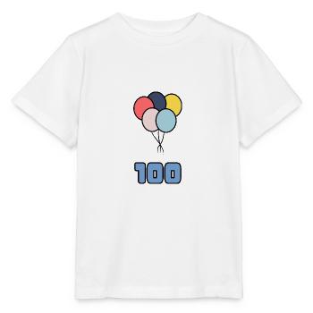 100. 100 YEARS. 100th ANNIVERSARY. 100 BIRTHDAY - Stanley/Stella MINI CREATOR Kids’ T-Shirt - white - Front - Maike (125cm)