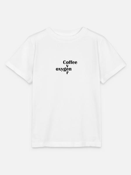 Kaffee über Sauerstoff - Stanley/Stella Kinder T-Shirt MINI CREATOR - Weiß
