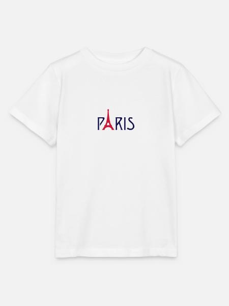 Paris Eiffelturm - Stanley/Stella Kinder T-Shirt MINI CREATOR - Weiß