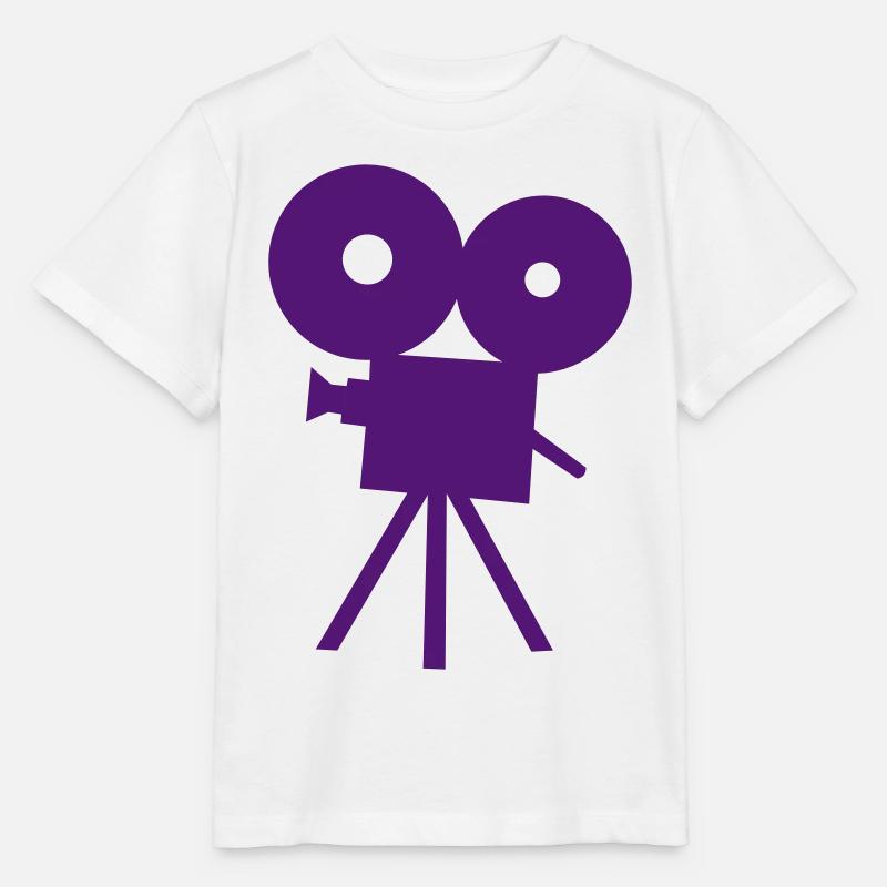 Caméra - T-shirt bio MINI CREATOR Stanley/Stella Enfant - blanc