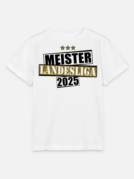 Meister Landesliga 2025 Aufstiegstrikot - Stanley/Stella Kinder T-Shirt MINI CREATOR  - Weiß
