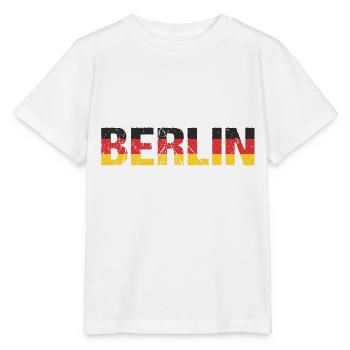 Berlin Hauptstadt Deutschland - Stanley/Stella Kinder T-Shirt MINI CREATOR  - Weiß - Vorne - Maike (125cm)