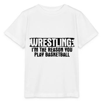 Grappling Martial Arts Wrestling - Stanley/Stella Kinder T-Shirt MINI CREATOR  - Weiß - Vorne - Maike (125cm)