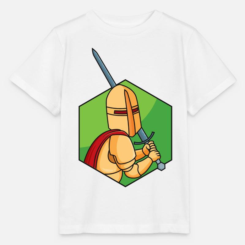 Kleiner Ritter - Stanley/Stella Kinder T-Shirt MINI CREATOR  - Weiß