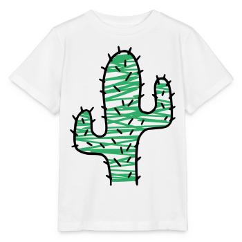 Cactus very prickly - Stanley/Stella MINI CREATOR Kids’ T-Shirt - white - Front - Maike (125cm)