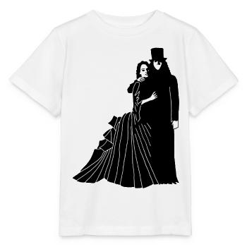 Couple fantomatique - T-shirt bio MINI CREATOR Stanley/Stella Enfant - blanc - Devant - Maike (125cm)