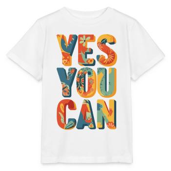 Positive vibes - Stanley/Stella Kinder T-Shirt MINI CREATOR  - Weiß - Vorne - Maike (125cm)