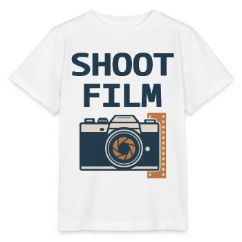 Shoot Film Retro Camera - Stanley/Stella MINI CREATOR Kids’ T-Shirt - white - Front - Maike (125cm)