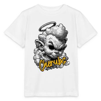 Cherubs Halo Ink Rebellious - Stanley/Stella Kinder T-Shirt MINI CREATOR  - Weiß - Vorne - Maike (125cm)