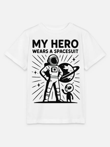 Weltraumheld im Raumanzug - Stanley/Stella Kinder T-Shirt MINI CREATOR - Weiß