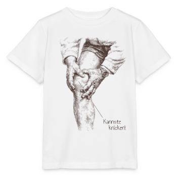You can bend! - Stanley/Stella MINI CREATOR Kids’ T-Shirt - white - Front - Maike (125cm)