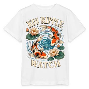 KOI RIPPLE WATCH - Stanley/Stella Kinder T-Shirt MINI CREATOR  - Weiß - Vorne - Maike (125cm)