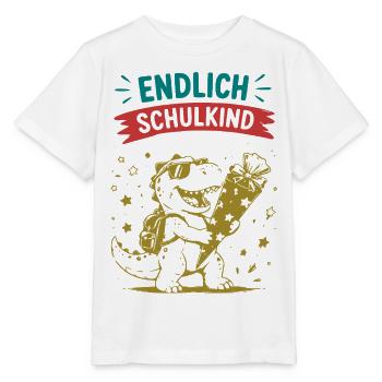 Endlich Schulkind 2026 - Stanley/Stella Kinder T-Shirt MINI CREATOR  - Weiß - Vorne - Maike (125cm)