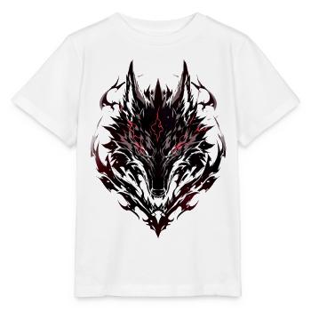 Vargr – Wolf der nordischen Sagen - Stanley/Stella Kinder T-Shirt MINI CREATOR  - Weiß - Vorne - Maike (125cm)