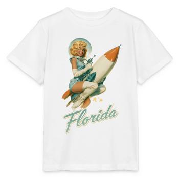 Retro Florida - Stanley/Stella Kinder T-Shirt MINI CREATOR  - Weiß - Vorne - Maike (125cm)