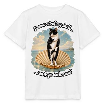 Raus aus meinem Schneckenhaus - Stanley/Stella Kinder T-Shirt MINI CREATOR  - Weiß - Vorne - Maike (125cm)