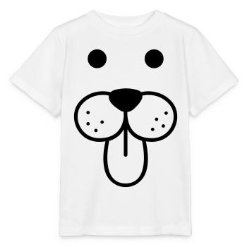 doggy face - T-shirt bio MINI CREATOR Stanley/Stella Enfant - blanc - Devant - Maike (125cm)