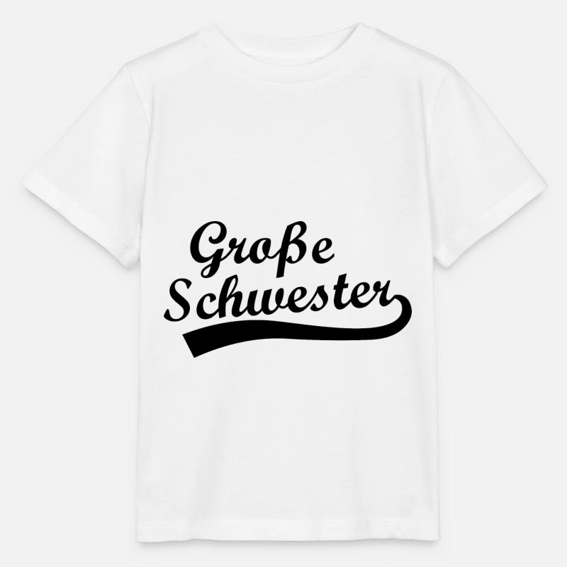 Große Schwester - Stanley/Stella Kinder T-Shirt MINI CREATOR  - Weiß