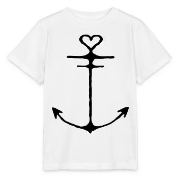 Ocean Lover Baltic Sea North Sea Sea Anchor - Stanley/Stella MINI CREATOR Kids’ T-Shirt - white - Front - Maike (125cm)