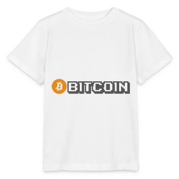 Bitcoin (Bitcoin) - Stanley/Stella Kinder T-Shirt MINI CREATOR  - Weiß - Vorne - Maike (125cm)