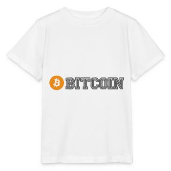 Bitcoin (Bitcoin) - Stanley/Stella Kinder T-Shirt MINI CREATOR  - Weiß - Vorne - Maike (125cm)