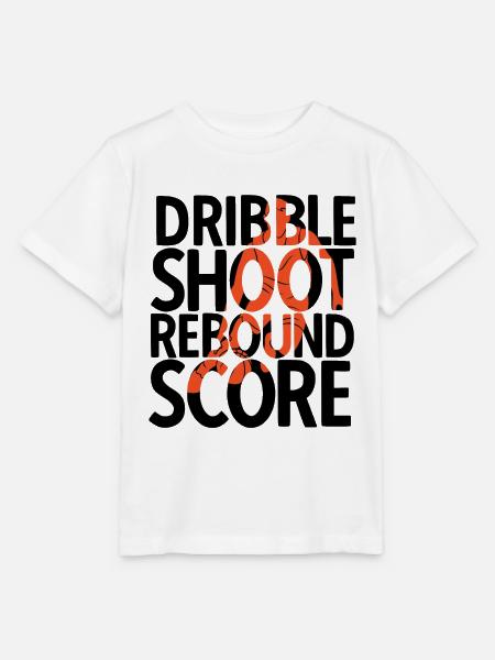 Basketball - Stanley/Stella Kinder T-Shirt MINI CREATOR  - Weiß