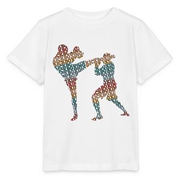 Kickboxing - Stanley/Stella Kinder T-Shirt MINI CREATOR  - Weiß - Vorne - Maike (125cm)