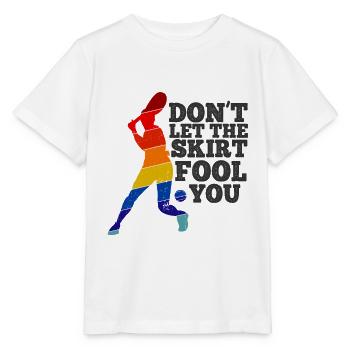 Tennisplatz Spruch Für Tennis - Stanley/Stella Kinder T-Shirt MINI CREATOR  - Weiß - Vorne - Maike (125cm)