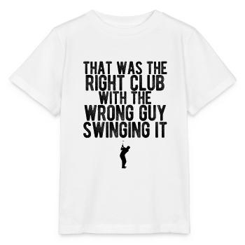 Golfplatz zum Golfen Golf - Stanley/Stella Kinder T-Shirt MINI CREATOR  - Weiß - Vorne - Maike (125cm)