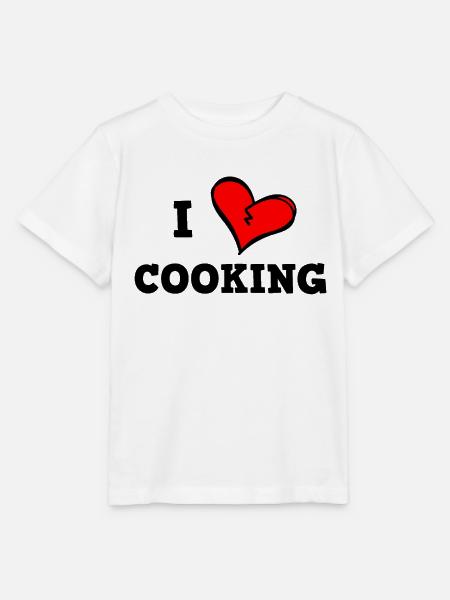 Ich liebe das Kochen - Stanley/Stella Kinder T-Shirt MINI CREATOR - Weiß