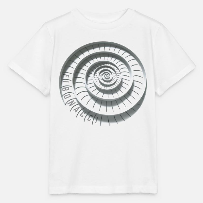 fibonacci abstrakt - Stanley/Stella Kinder T-Shirt MINI CREATOR  - Weiß
