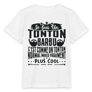 A cooler bearded uncle - Stanley/Stella MINI CREATOR Kids’ T-Shirt - white - Front - Maike (125cm)