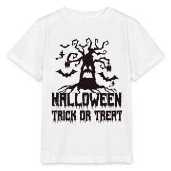 Halloween | Trick or Treat - T-shirt bio MINI CREATOR Stanley/Stella Enfant - blanc - Devant - Maike (125cm)