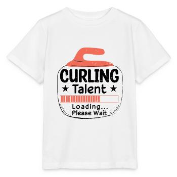 Curling-Talent laden - Stanley/Stella Kinder T-Shirt MINI CREATOR  - Weiß - Vorne - Maike (125cm)
