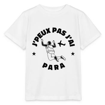 J'peux pas j'ai para - T-shirt bio MINI CREATOR Stanley/Stella Enfant - blanc - Devant - Maike (125cm)