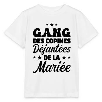 Gang Des Copines Déjantées De La Mariée - T-shirt bio MINI CREATOR Stanley/Stella Enfant - blanc - Devant - Maike (125cm)