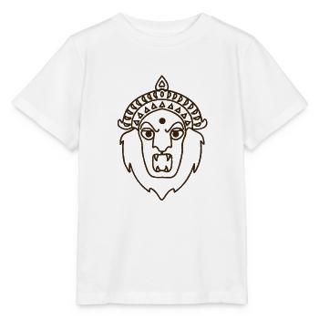 Narasimha Avatar - T-shirt bio MINI CREATOR Stanley/Stella Enfant - blanc - Devant - Maike (125cm)