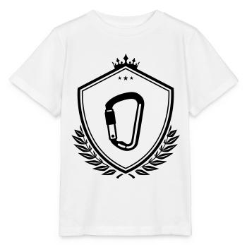 Climbing equipment carabiner - Stanley/Stella MINI CREATOR Kids’ T-Shirt - white - Front - Maike (125cm)
