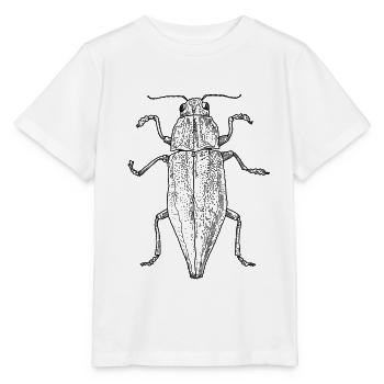 Coléoptère bijou / Buprestidae - T-shirt bio MINI CREATOR Stanley/Stella Enfant - blanc - Devant - Maike (125cm)