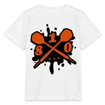 fléchettes fléchette flèche équipe 180 blob - T-shirt bio MINI CREATOR Stanley/Stella Enfant - blanc - Devant - Maike (125cm)