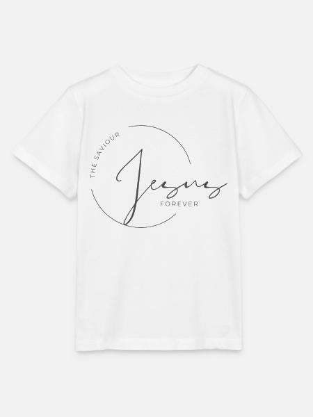 JESUS CHRISTAN SLOGAN - Stanley/Stella Kinder T-Shirt MINI CREATOR  - Weiß