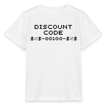 Code de réduction/code de rabais - T-shirt bio MINI CREATOR Stanley/Stella Enfant - blanc - Devant - Maike (125cm)