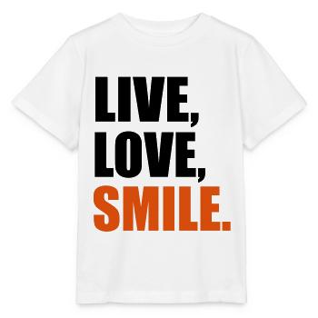 Sourire - T-shirt bio MINI CREATOR Stanley/Stella Enfant - blanc - Devant - Maike (125cm)