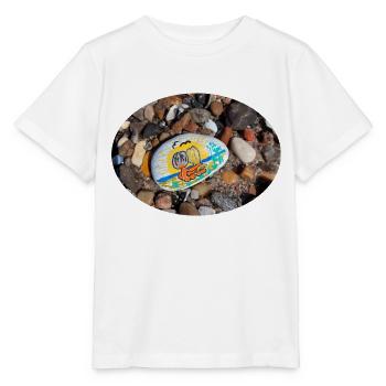 Ein Pärchen beim Sonnenuntergang - Stanley/Stella Kinder T-Shirt MINI CREATOR  - Weiß - Vorne - Maike (125cm)